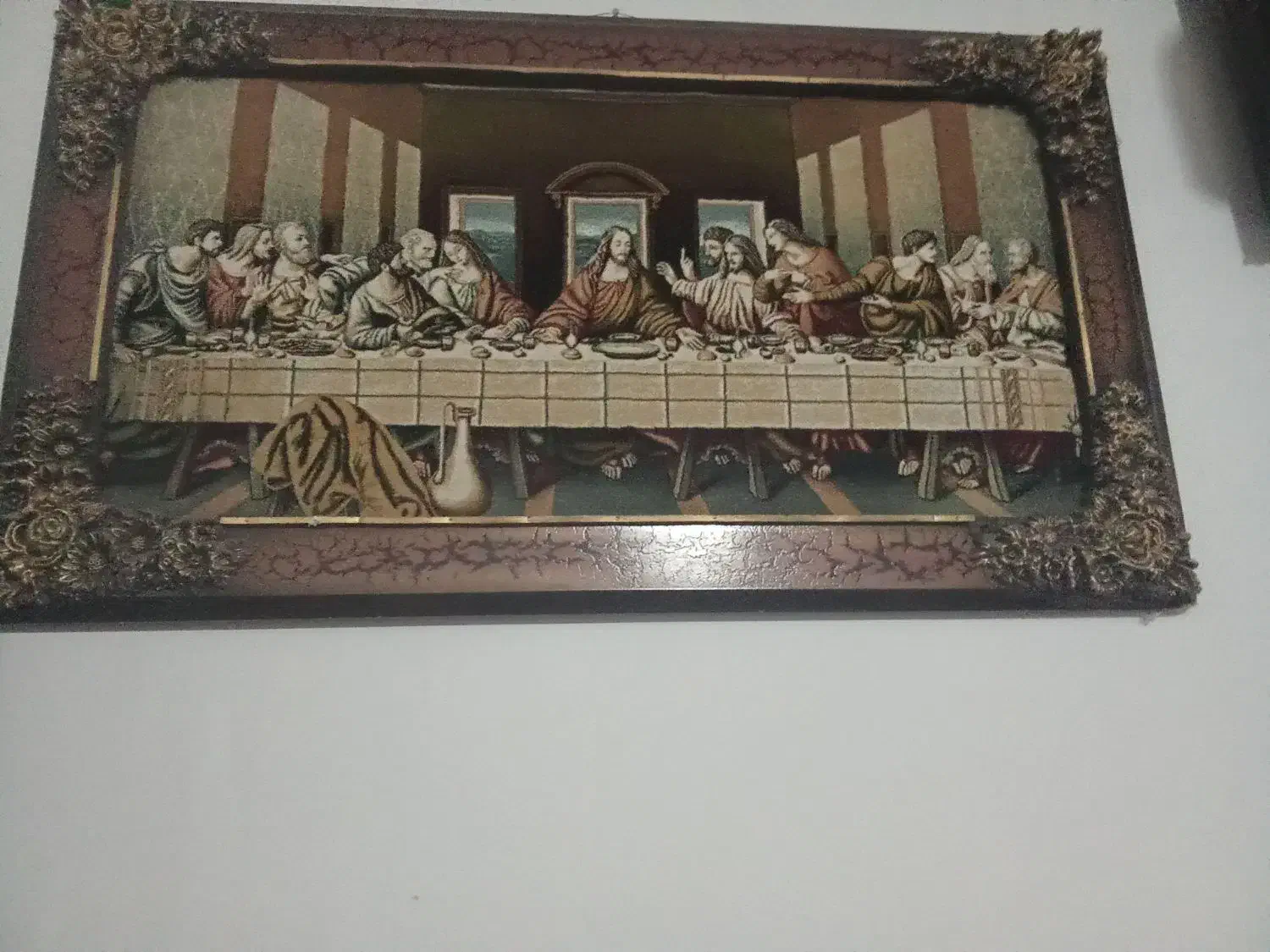 تابلو فرش شام اخر|تابلو فرش|ارومیه, |دیوار