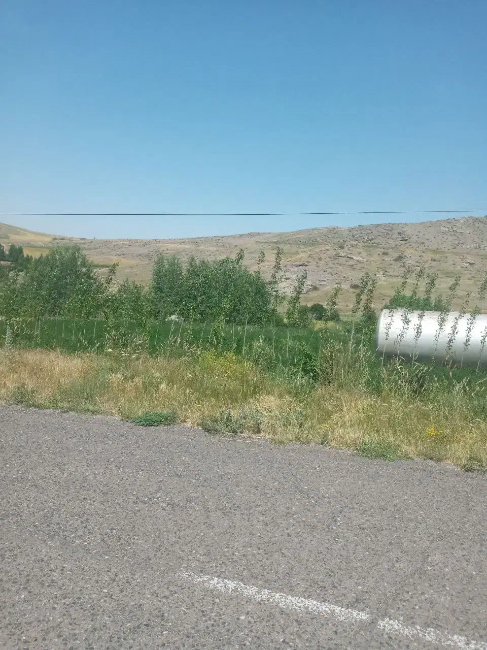 فروش باغ بر جاده میرزانق|فروش زمین و ملک کلنگی|عنبران, |دیوار