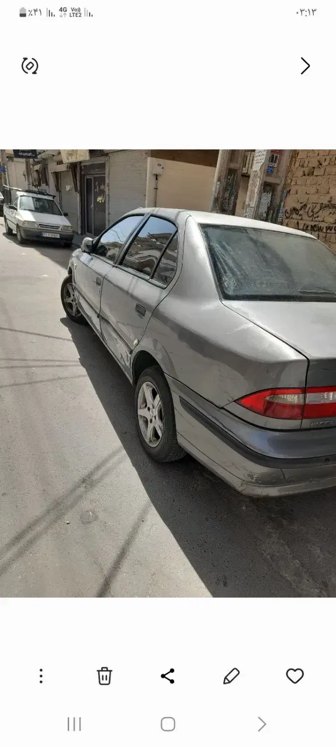 سمند خاکستری مدل آخر ۸۹ بیرنگ درحد|خودرو سواری و وانت|بهارستان, |دیوار