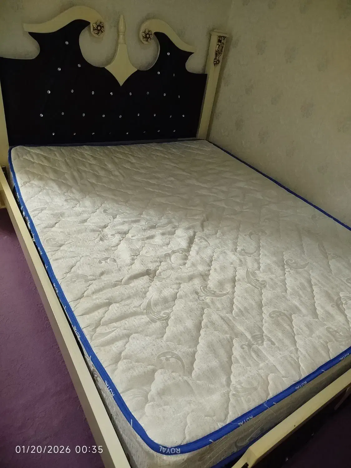 تخت دو نفره همراه با تشک|تخت و سرویس خواب|تهران, جوادیه تهرانپارس|دیوار