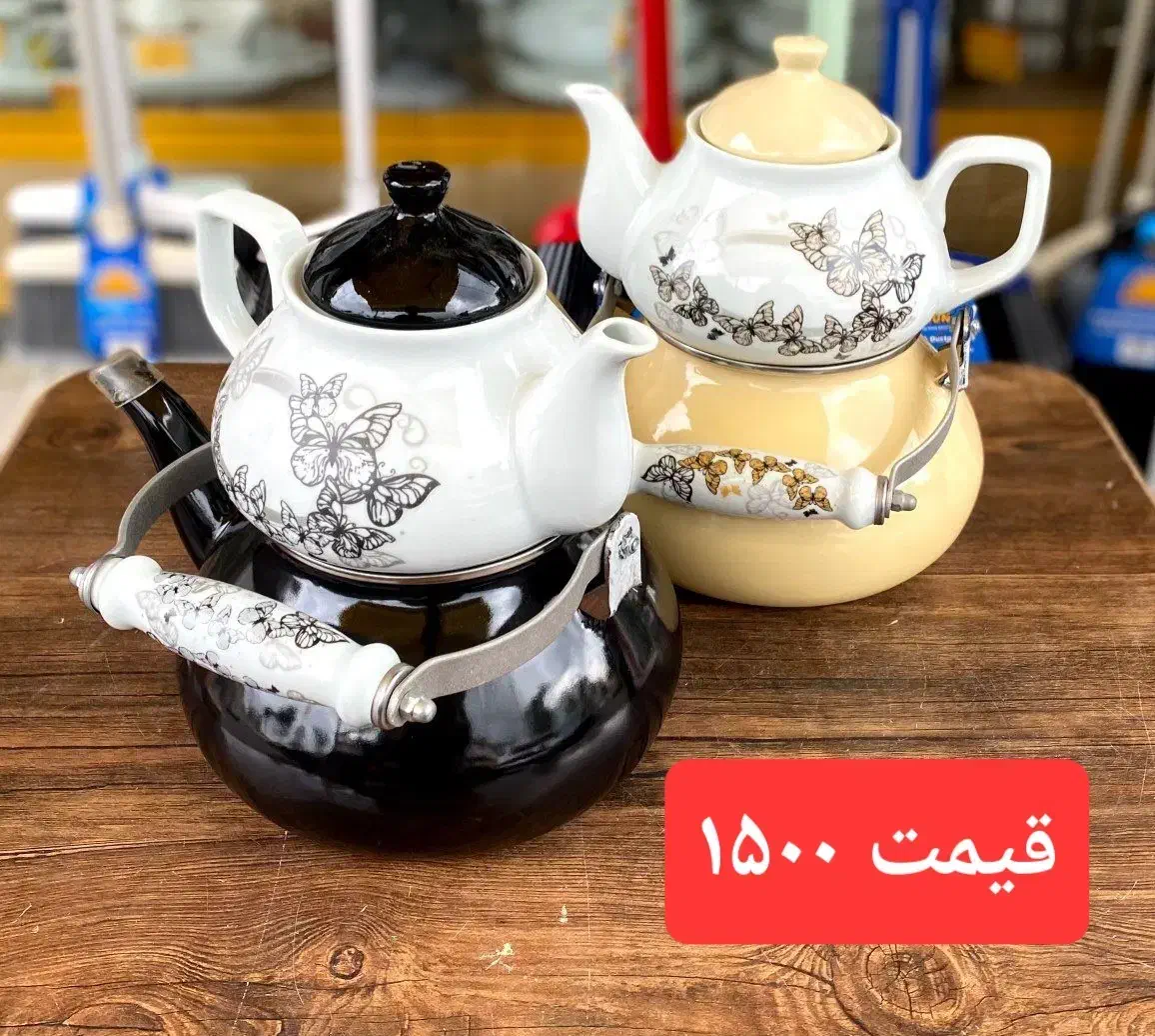 کتری قوری ترک اصل کف چدن|قوری، کتری، قهوه‌ساز دستی|بروجرد, |دیوار