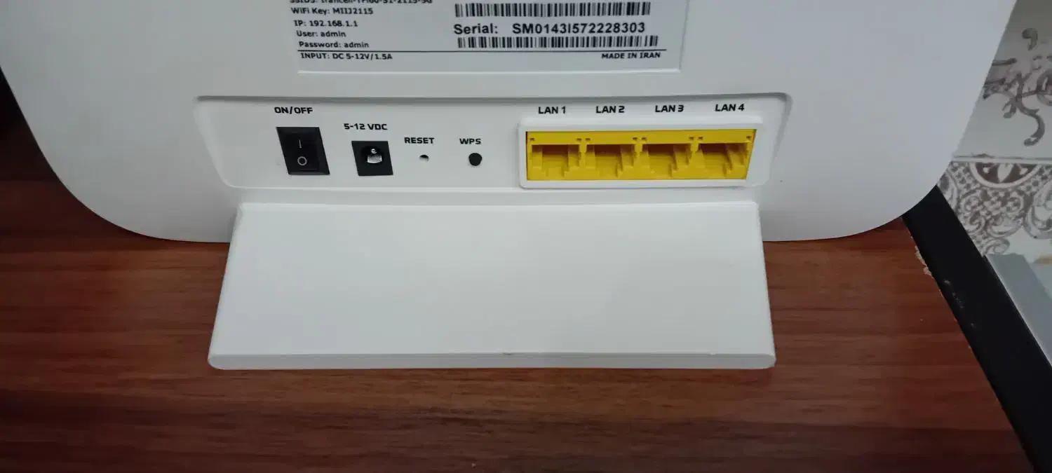 مودم وای فای ایرانسل i60 درحد نو|مودم و تجهیزات شبکه|تهران, نصرت|دیوار