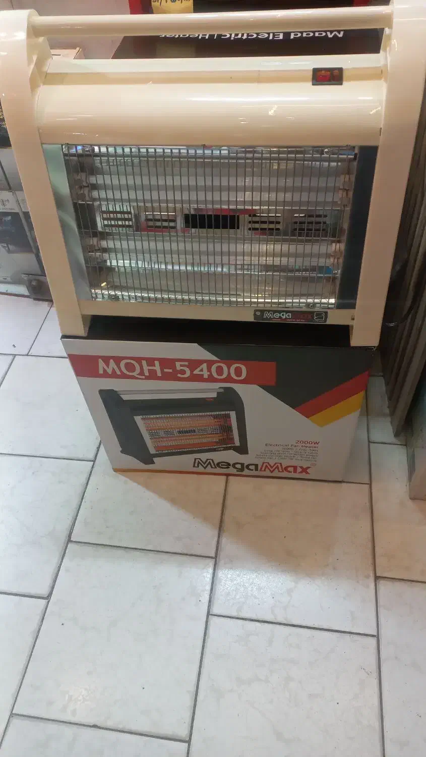 بخاری برقی ۴ المنت  ۲۰۰۰ وات  دسته دار|بخاری، هیتر، شومینه|مشهد, نوید|دیوار