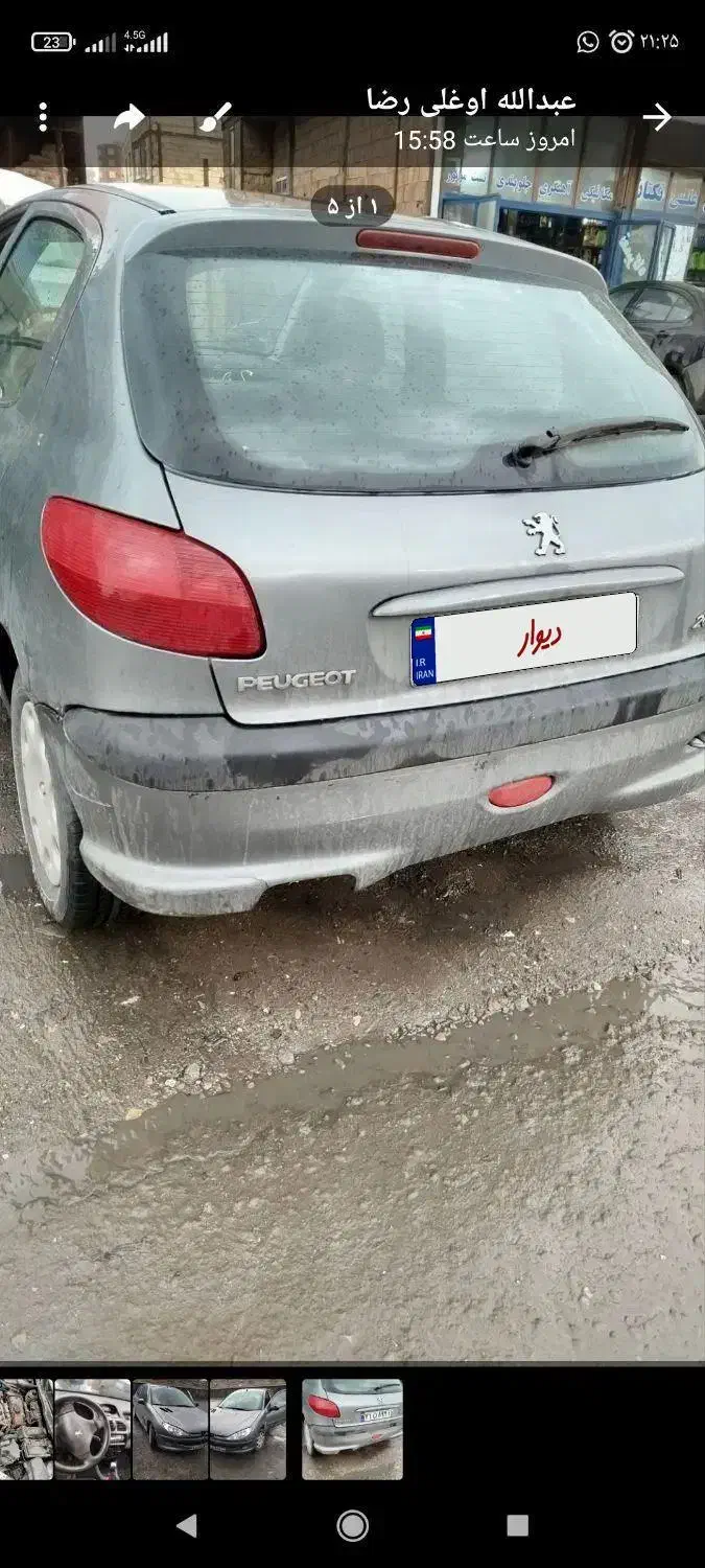 206مدل 89|خودرو سواری و وانت|تبریز, |دیوار