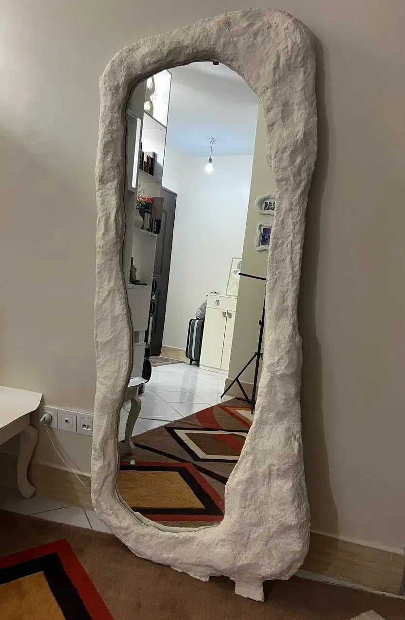 اینه قدی پاپیه ماشه آینه قدی پینترستی|آینه|ری, علایین|دیوار