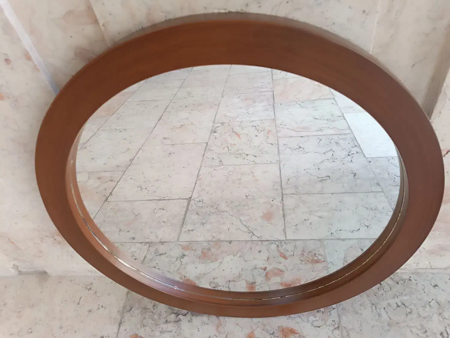 اینه گرد چوبی نو|آینه|گلپایگان, |دیوار