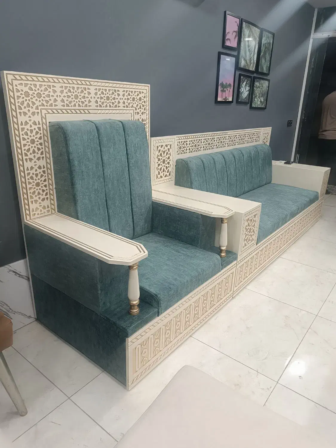 شاه نشین فقط اقساطی با اقساط بلند مدت|مبلمان خانگی و میز عسلی|اهواز, کوی سعدی|دیوار