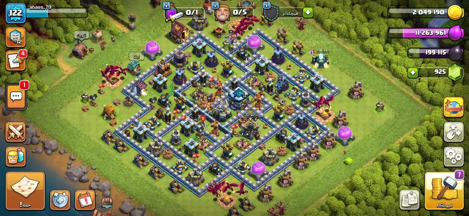 کلش لول120کلن15|کنسول، بازی ویدئویی و آنلاین|تهران, امام زاده حسن|دیوار