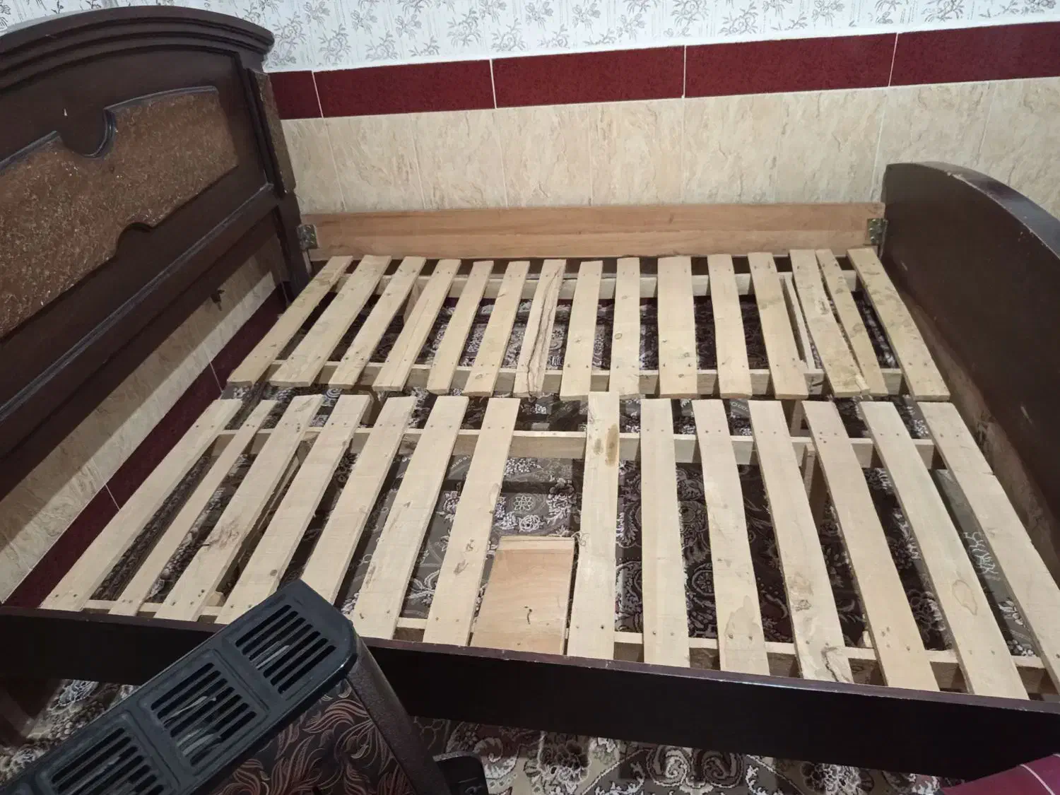 تخت خواب|تخت و سرویس خواب|تربتحیدریه, پائین ولایت|دیوار