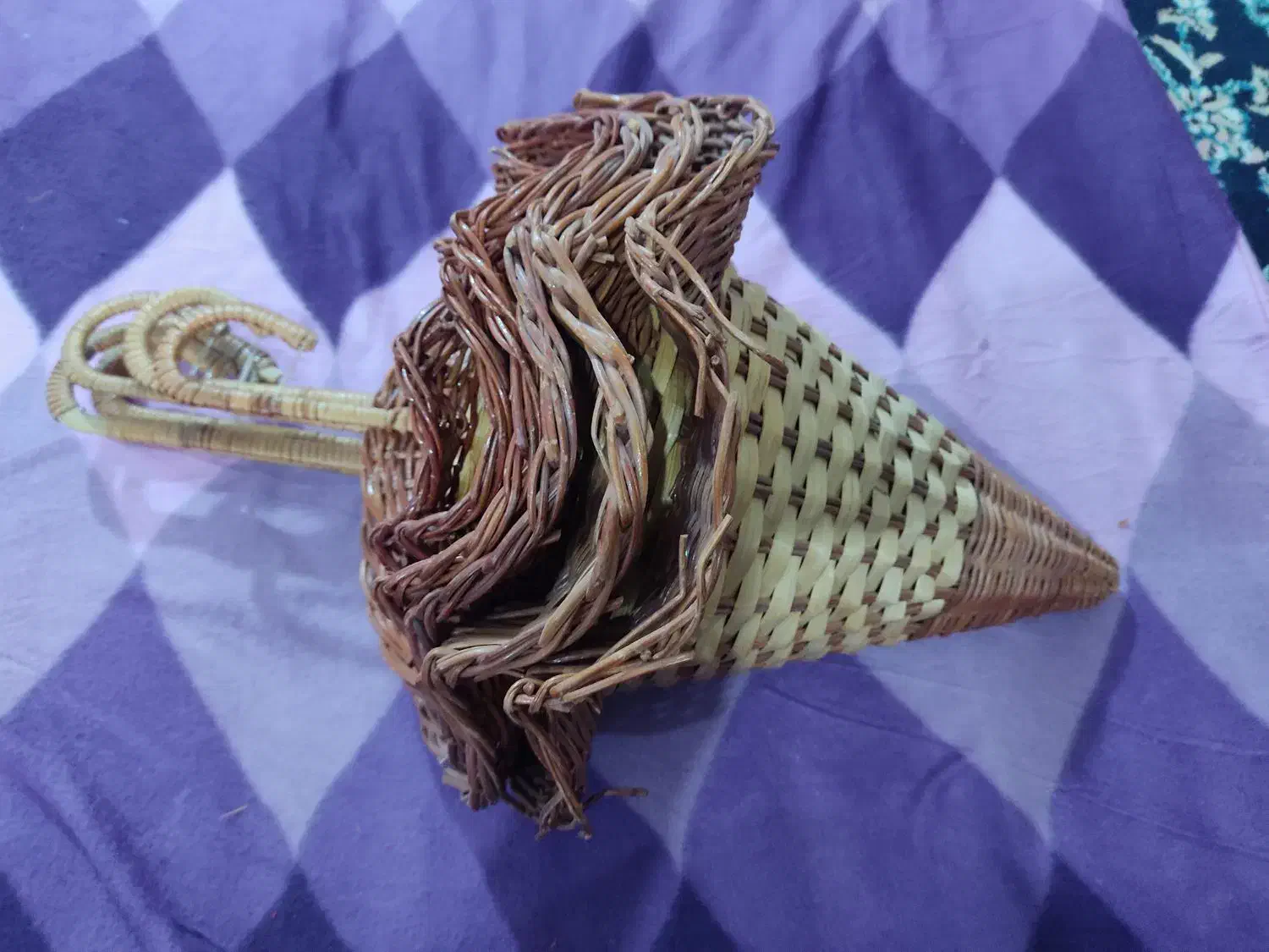 سبد حصیری|صنایع دستی و سایر لوازم تزئینی|میاندوآب, |دیوار