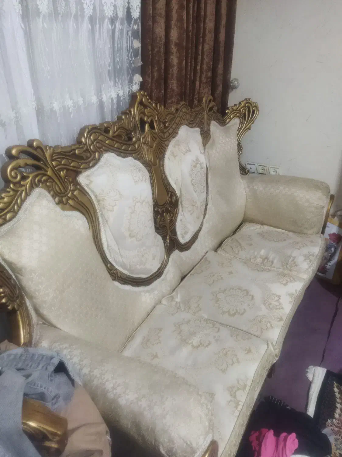 مبل طرح سلطنتی mdfدر حد|مبلمان خانگی و میز عسلی|تبریز, |دیوار