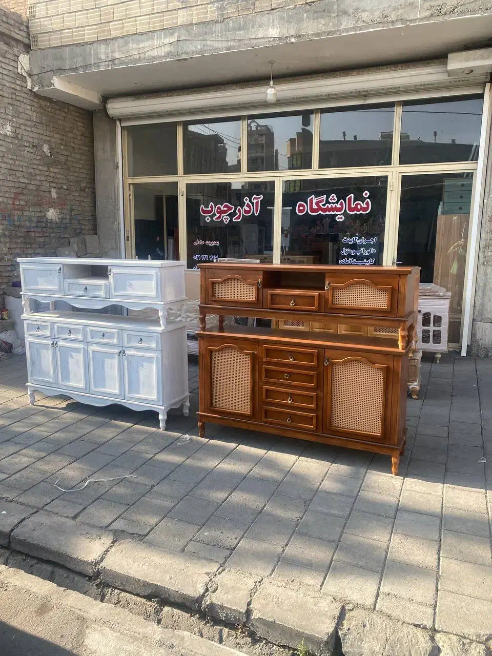 آینه کنسول و میز تی وی|بوفه، ویترین، کنسول|میاندوآب, |دیوار