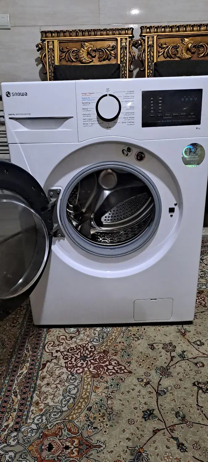 لباسشویی ۸کیلویی اسنوا|ماشین لباسشویی و خشککن لباس|کرج, عظیمیه|دیوار