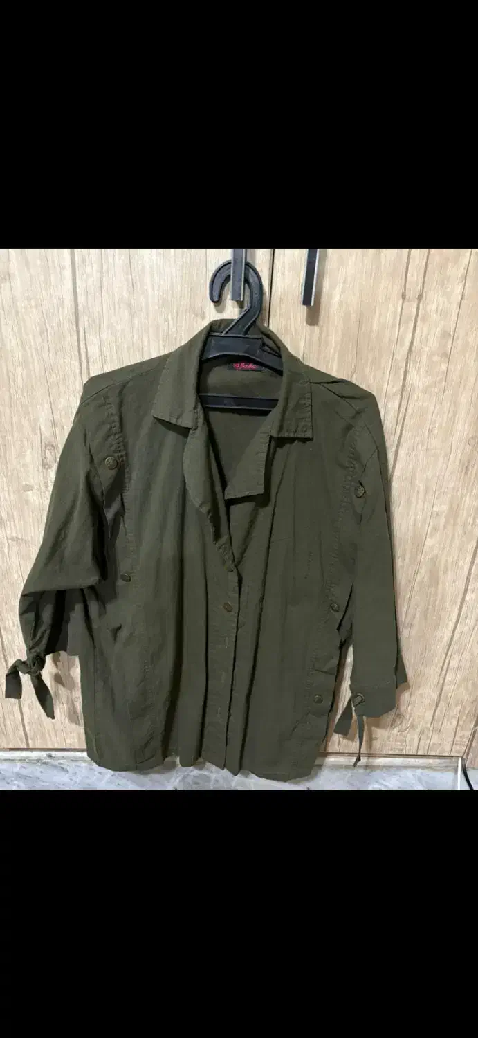 کت کتان دخترانه سبز نو|لباس|پیر بکران, |دیوار