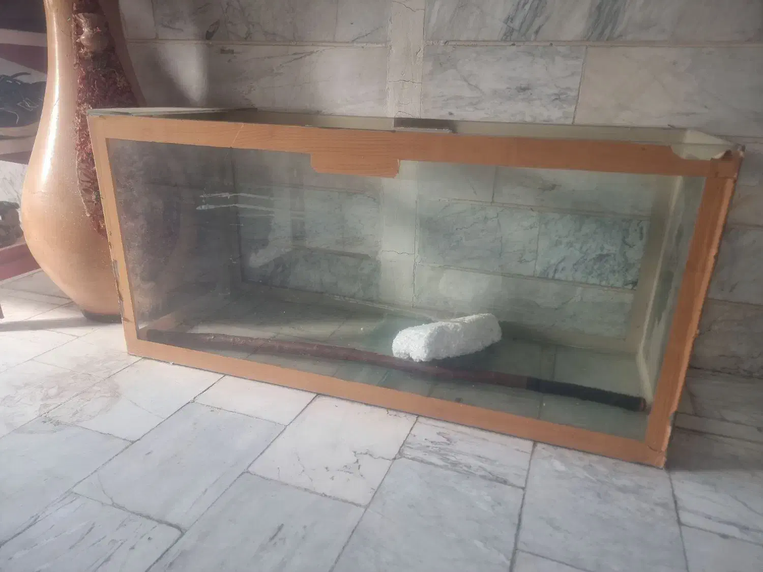 آکواریوم طول 104 عرض 40 ارتفاع 47|ماهی|قزوین, |دیوار