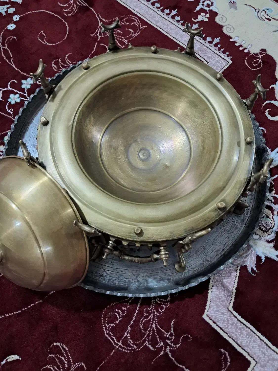 سینی و منقل|کلکسیون اشیاء عتیقه|کوهدشت, |دیوار