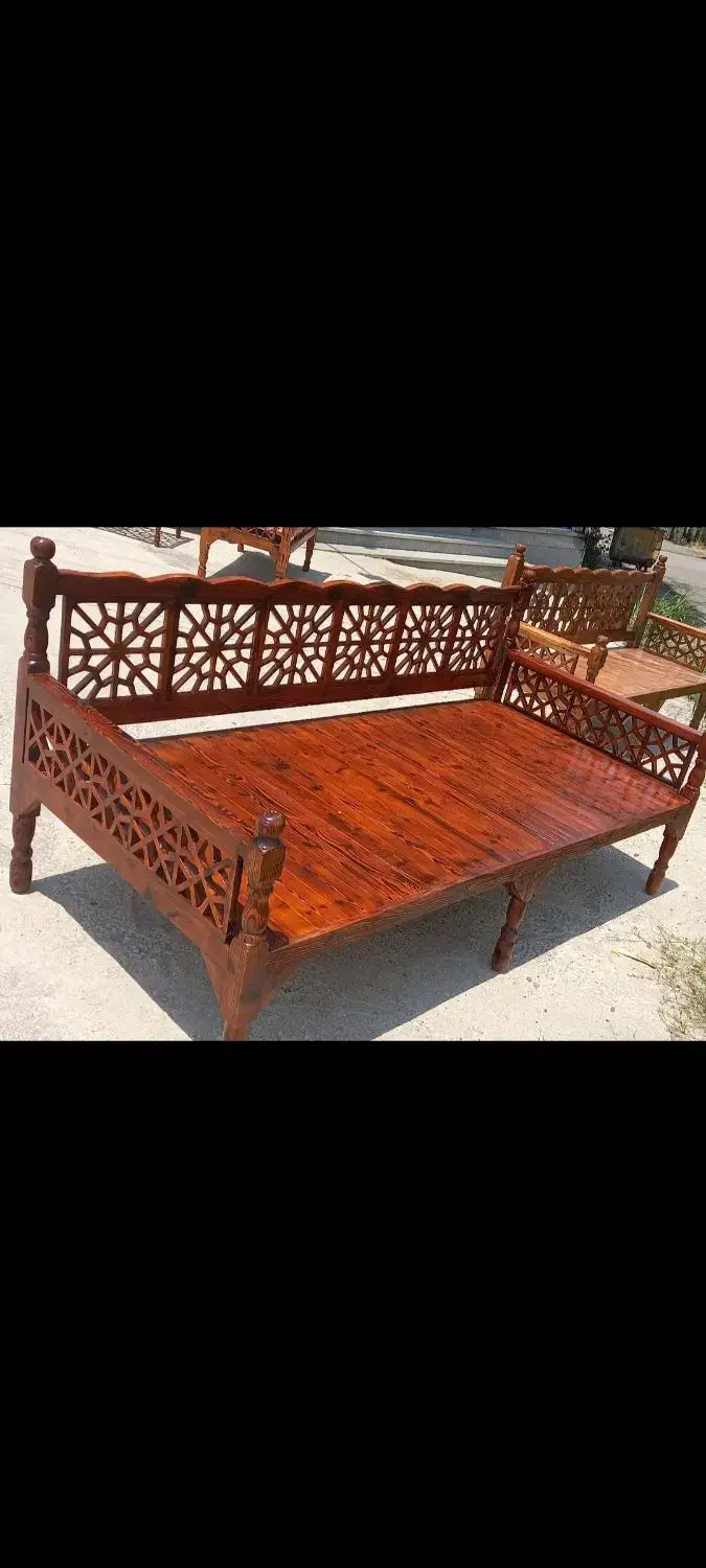 تخت سنتی نراد روسی|مبلمان خانگی و میز عسلی|قائم‌شهر, |دیوار