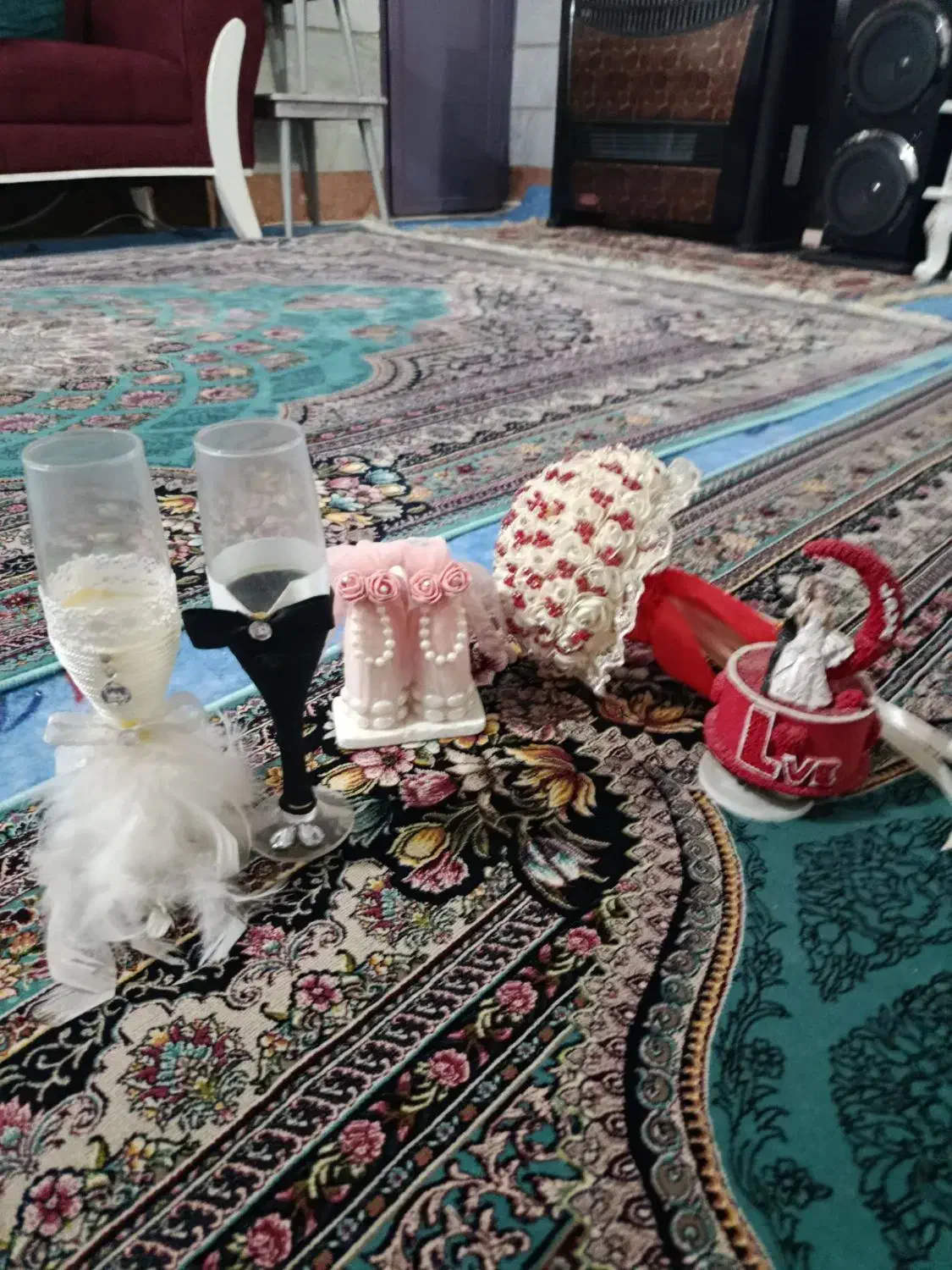 دسته گل عروس نو|گل مصنوعی|پاکدشت, پاکدشت (مامازند)|دیوار