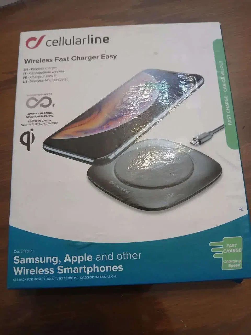 شارژر وایرلس فست شارژ Cellularline اورجینال آکبند|لوازم جانبی موبایل و تبلت|تهران, توحید|دیوار