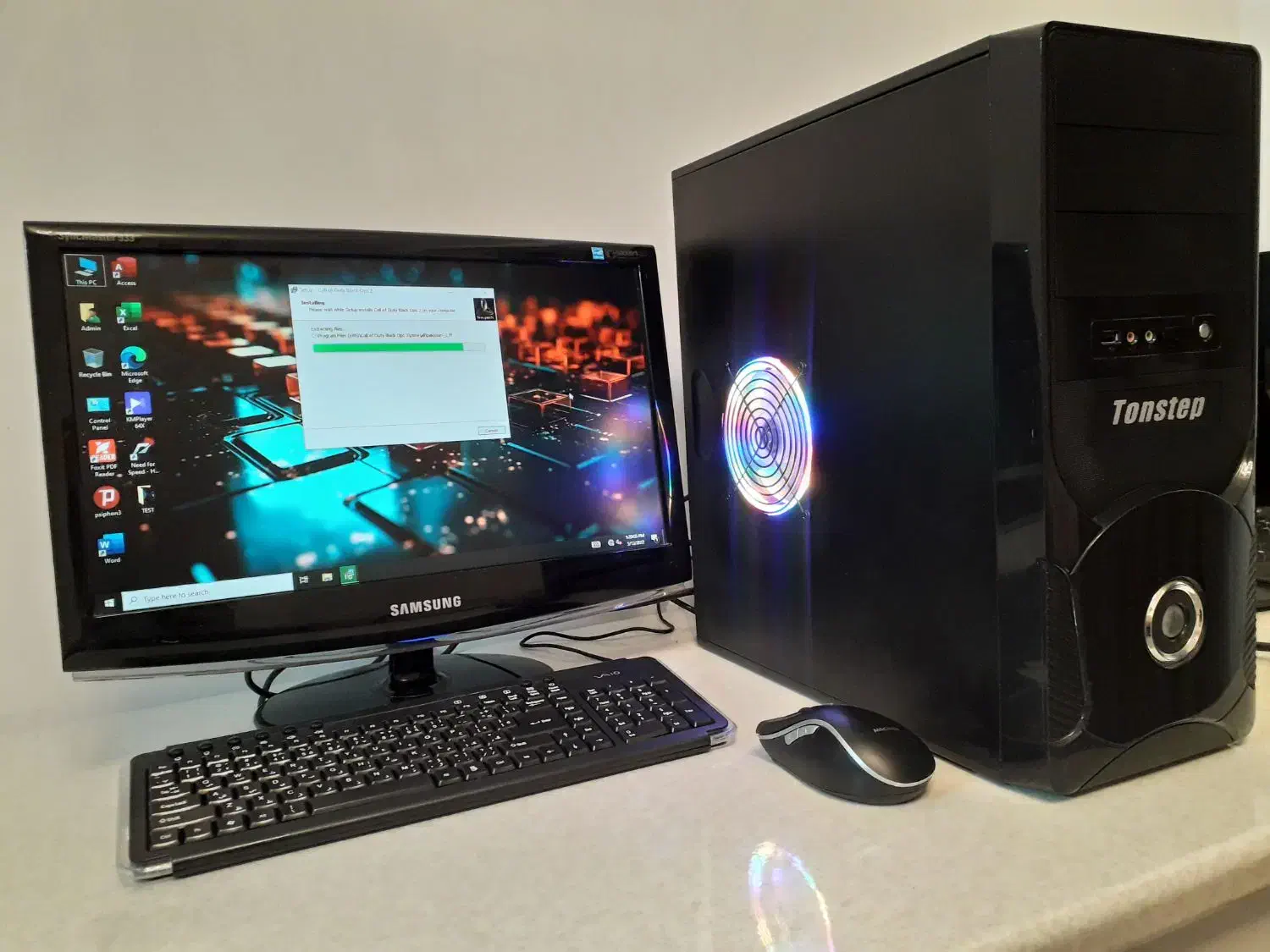 کیس‌‌و مانیتور|رایانه رومیزی|ساری, |دیوار