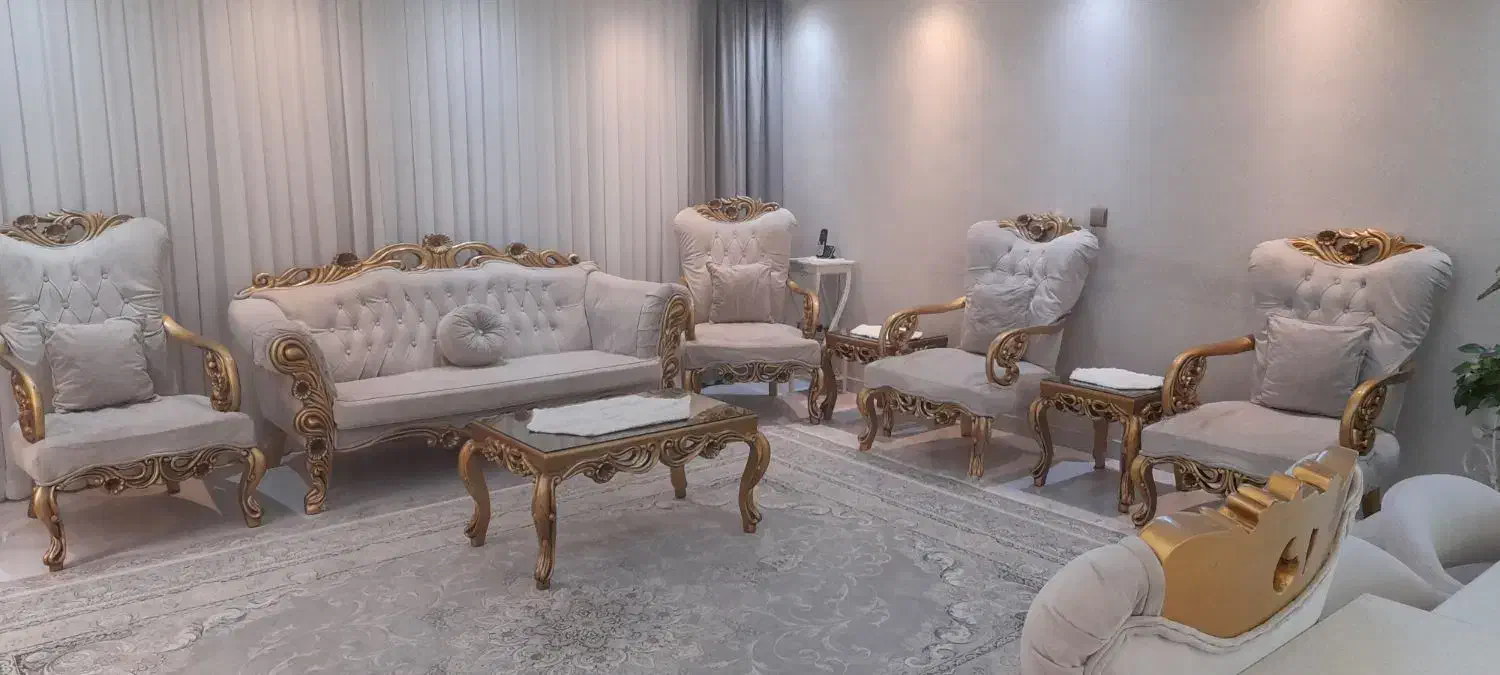 مبل کلاسیک ۹نفره|مبلمان خانگی و میز عسلی|پردیس, فاز ۴|دیوار