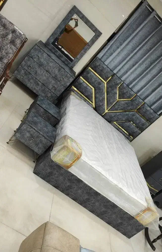 سرویس خواب دونفره شیاری|تخت و سرویس خواب|تبریز, |دیوار