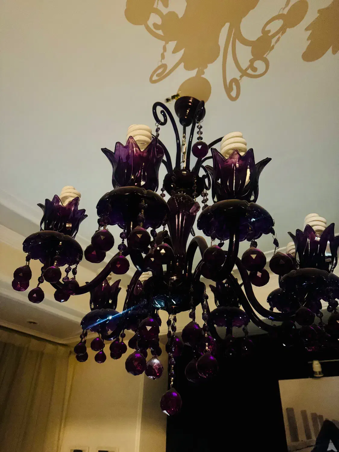 لوستر کریستالی ۸ شاخه|لوستر و چراغ آویز|تبریز, |دیوار