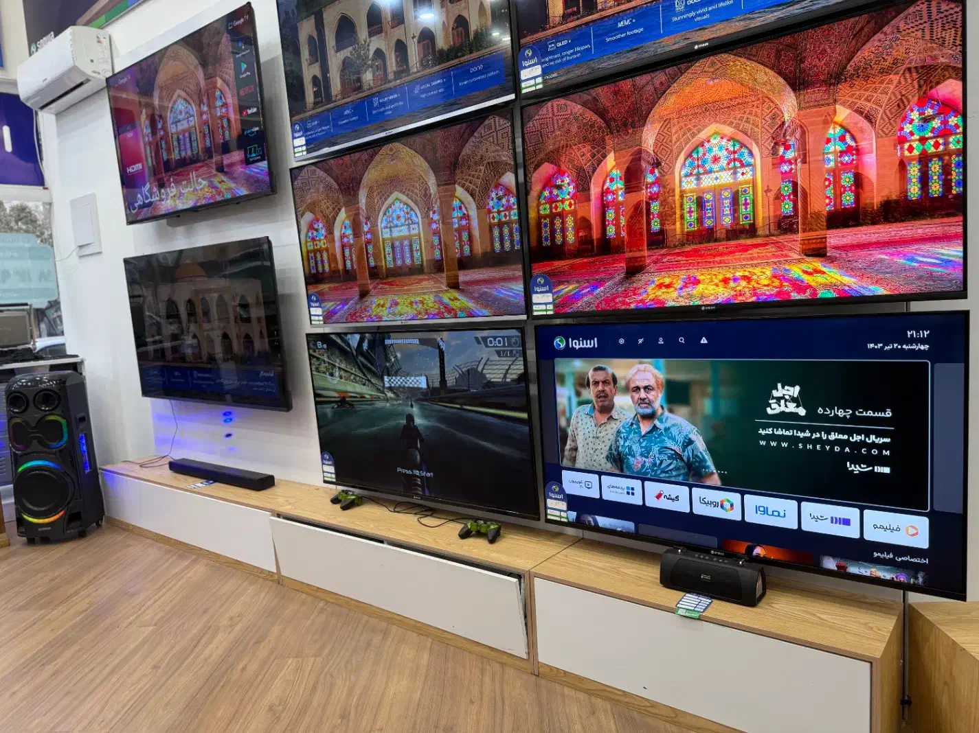 جشنواره کیو ال ای دی اسنوا با تخفیف ۴ میلیونی|تلویزیون و پروژکتور|قزوین, |دیوار