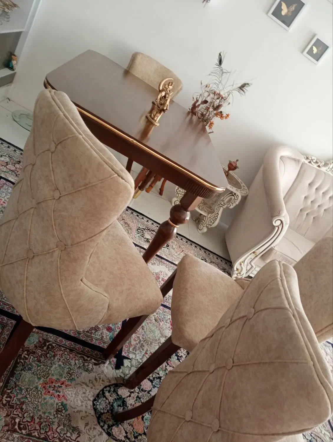 میز نهار خوری ۴نفره نو|میز و صندلی غذاخوری|تربتحیدریه, داروپخش|دیوار