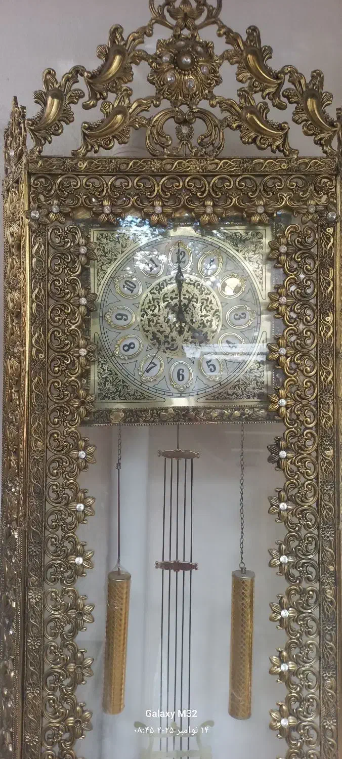 ساعت ایستاده برنزی|ساعت دیواری و تزئینی|ملایر, |دیوار