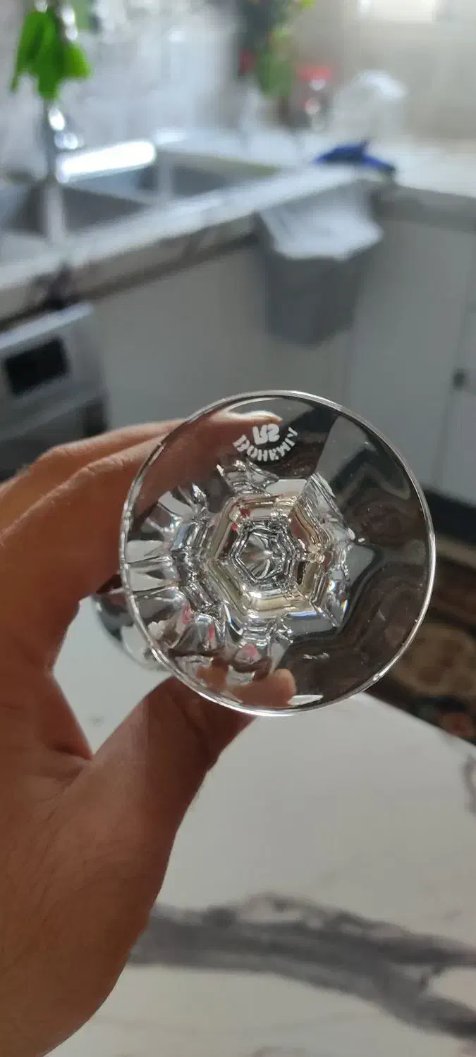 کریستال خورشیدی بوهمیان جام 6 نفره ، میوه خوری|ظروف سرو و پذیرایی|کیانشهر, |دیوار