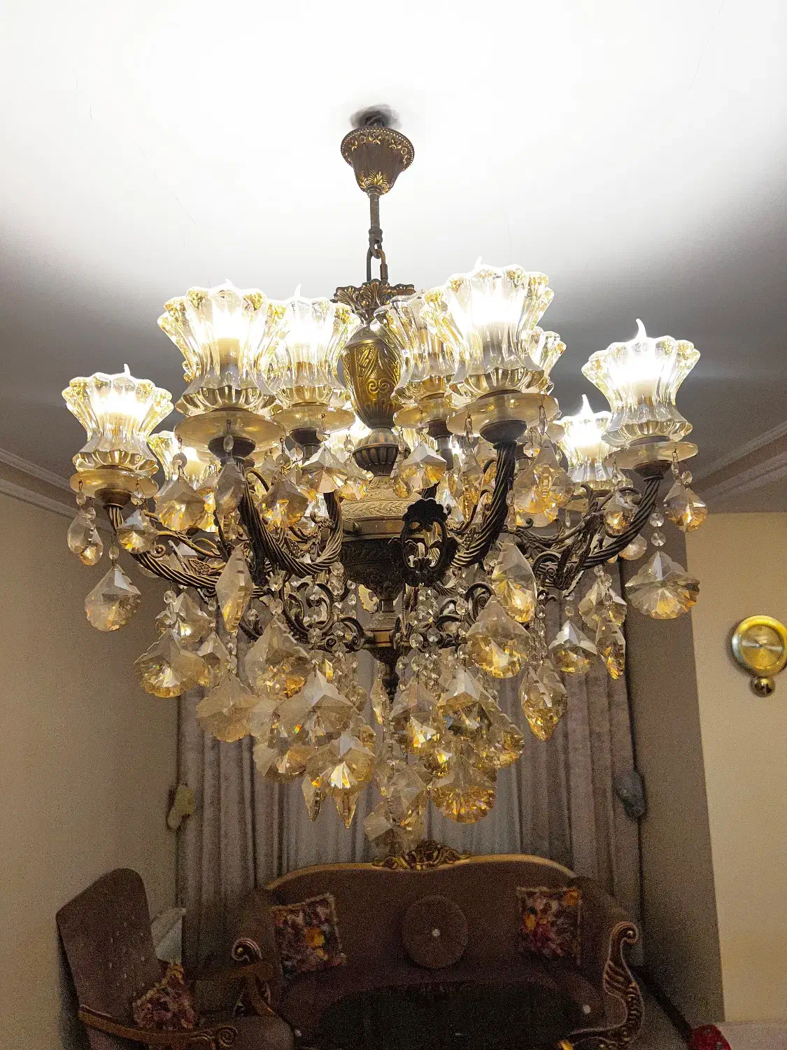 لوستر ۱۶شاخه|لوستر و چراغ آویز|تهران, شادآباد|دیوار