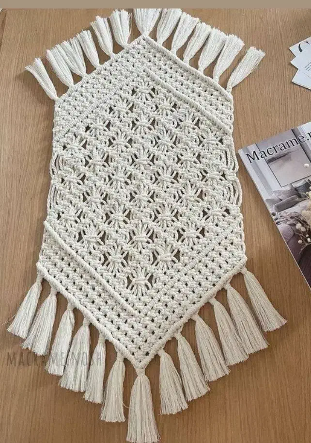 رانر مکرومه|پرده، رانر، رومیزی|محمدیه-قزوین, |دیوار