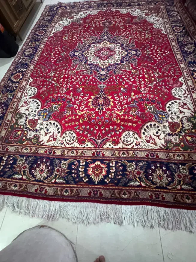 ۳تخته ۱۲متری دستباف تبریز درحدنو|فرش|تهران, محمودیه|دیوار