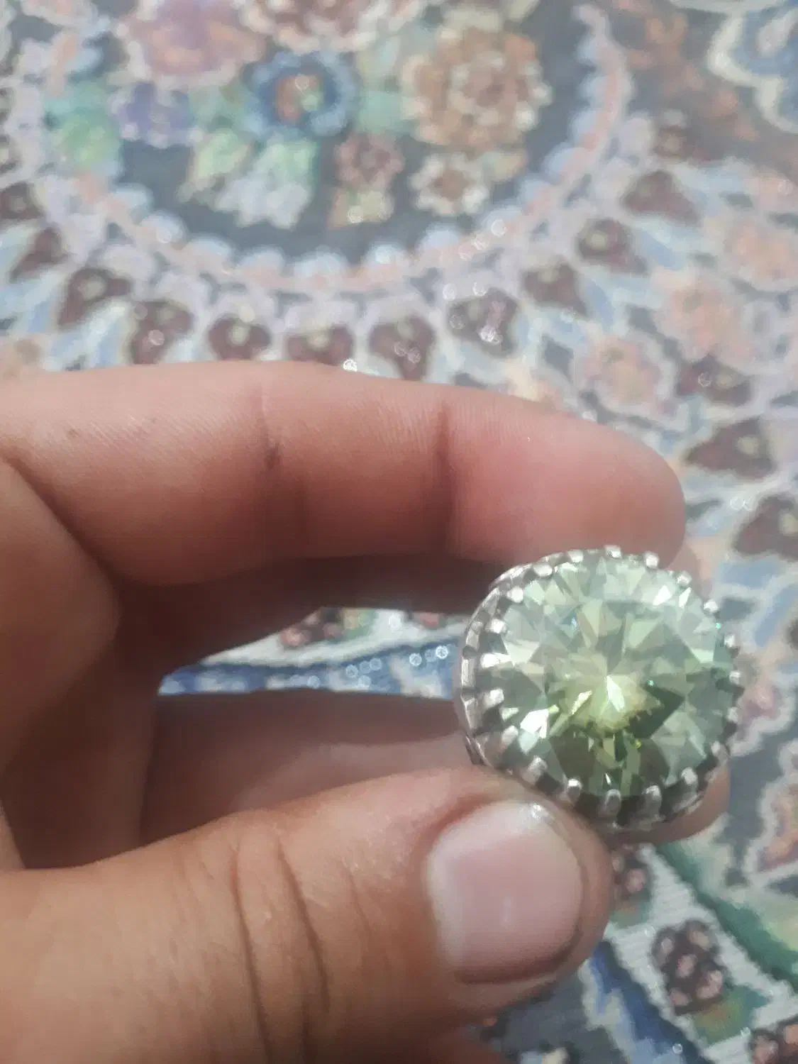 انگشتر موزونایت|زیورآلات و اکسسوری|خرم‌آباد, |دیوار