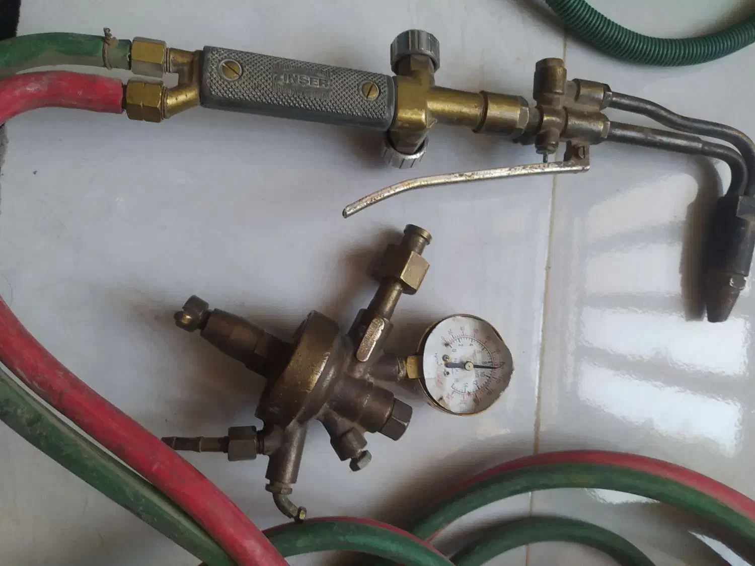 سرپیک با مانومتر زینسر اصل المان همراه با شیلنگ|ابزارآلات|خرم‌آباد, |دیوار