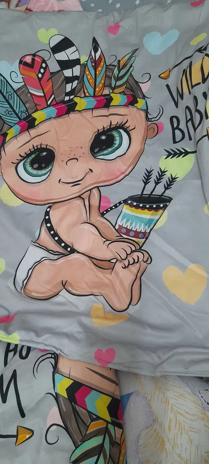 لحاف و تشک نوزادی به همراه تاب کودک|اسباب و اثاث بچه|خرمدره, |دیوار