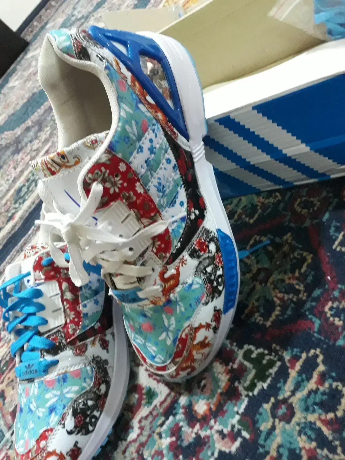 کتونی زدیکس طرح اژدها|کیف، کفش، کمربند|آمل, |دیوار