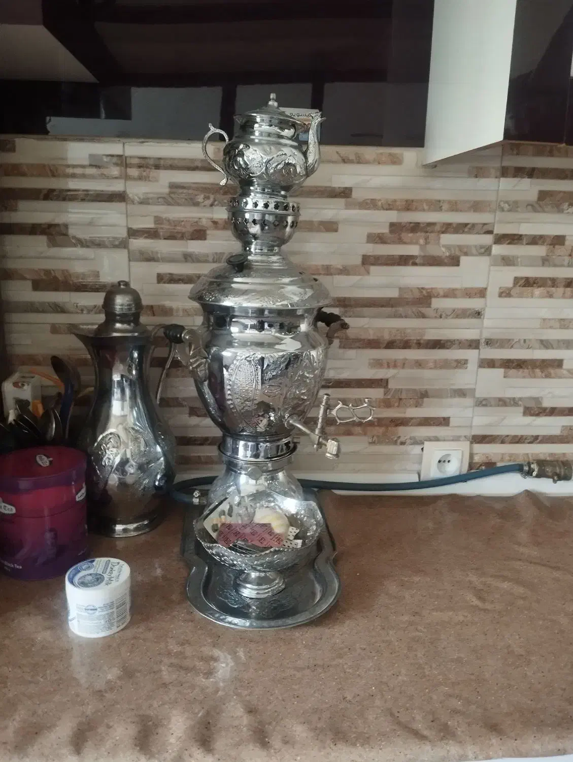 ست کامل سماور|سماور، چای‌ساز، قهوه‌ساز|فولادشهر, B6|دیوار