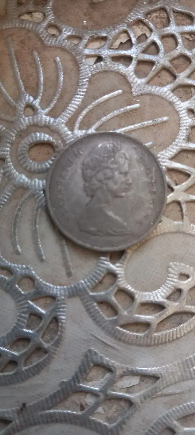 سکه ۲۵ سنت کانادا سال ۱۹۶۸ نقره|کلکسیون سکه، تمبر، اسکناس|فلاورجان, |دیوار