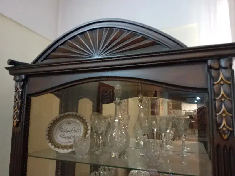 ویترین تمام چوب|بوفه، ویترین، کنسول|شاهین‌شهر, فردوسی|دیوار