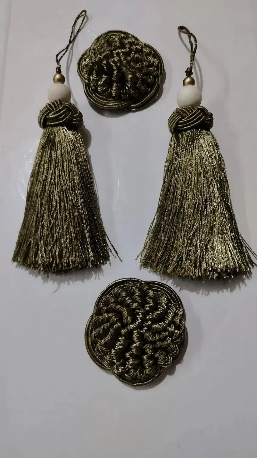 منگوله رزت|پرده، رانر، رومیزی|محمدشهر, همایون ویلا|دیوار