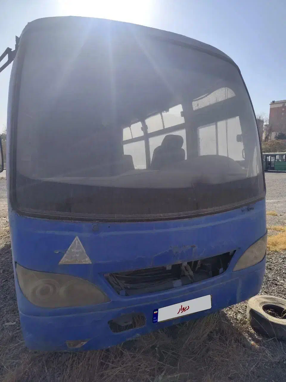 مینی بوس مهسان ابی رنگ|خودرو سنگین|گرمدره, |دیوار