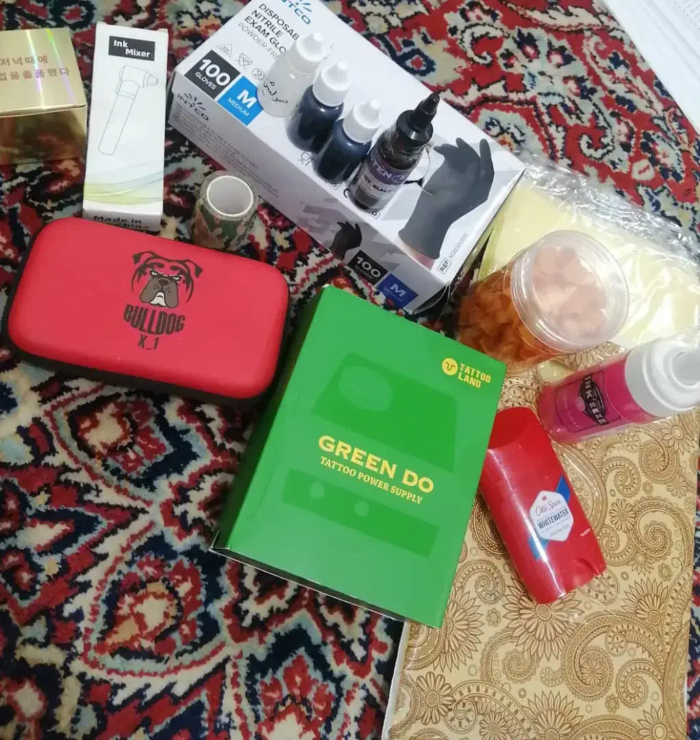 وسایل تتو نو نو همراه با استاد حرفه ای|آرایشی، بهداشتی، درمانی|شیراز, باغ تخت|دیوار