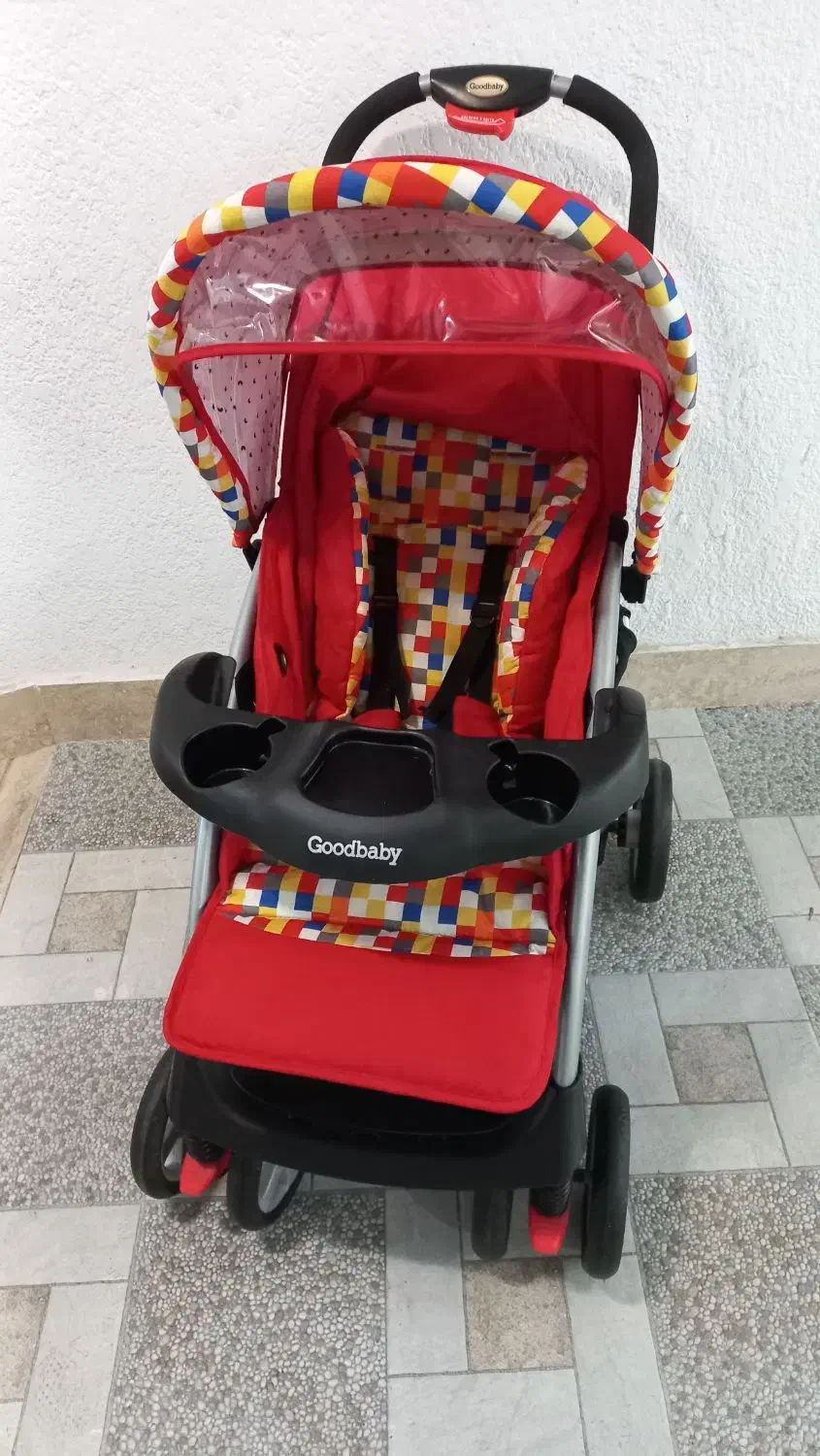 کالسکه ترک مارک good baby به انضمام ۷وسیله جانبی|کالسکه و لوازم جانبی|لاهیجان, امیرشهید|دیوار
