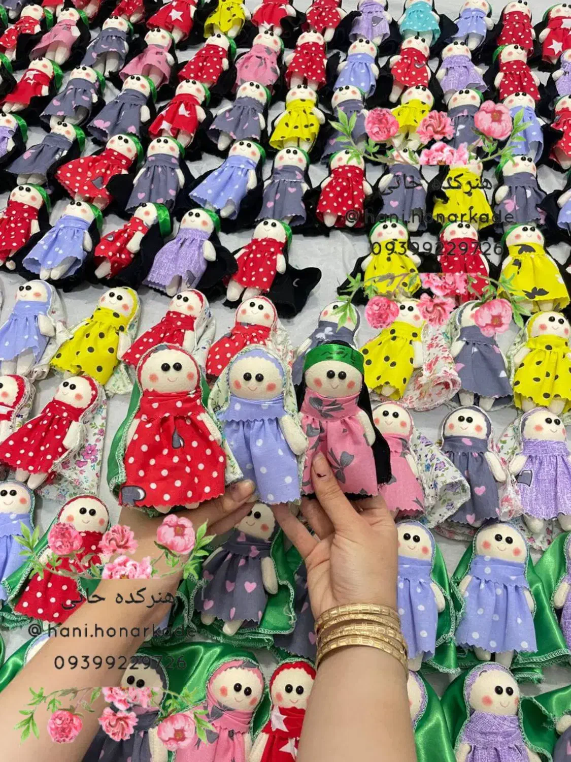 عروسک محجبه|اسباب‌بازی بچه|قم, یخچال قاضی|دیوار