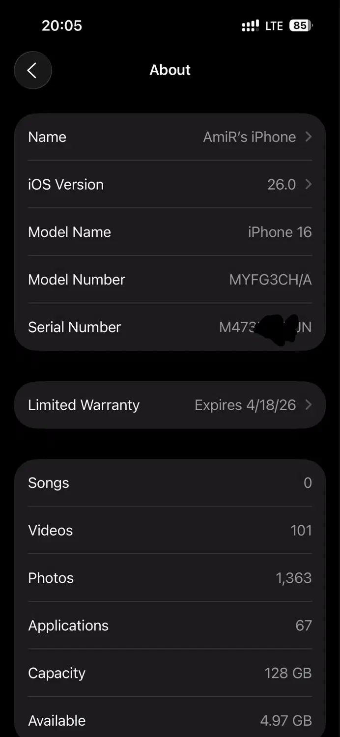 ایفون ۱۶ نرمال ۱۲۸|موبایل|تبریز, |دیوار
