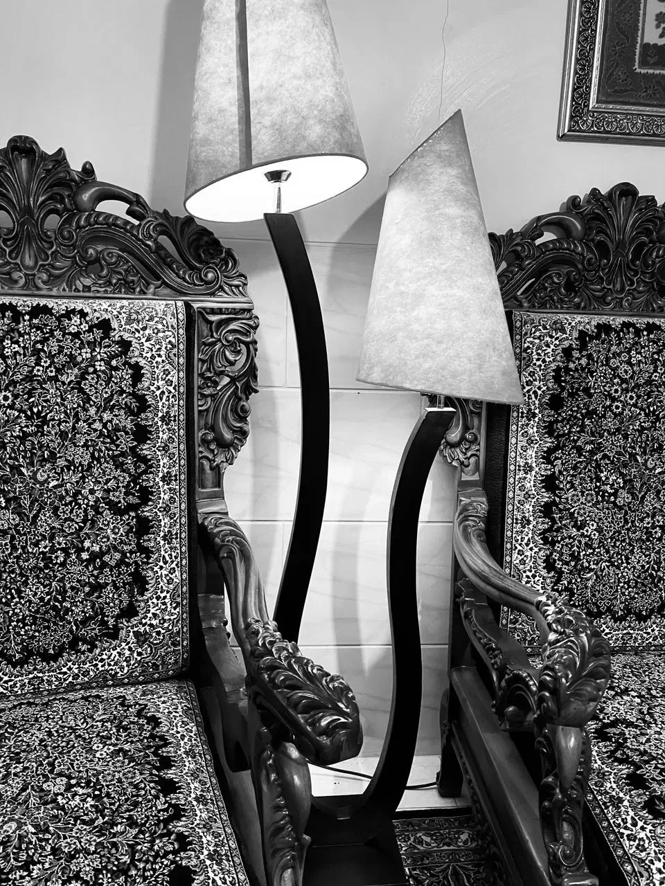 آباژور کنارسالنی|چراغ خواب و آباژور|کرمان, |دیوار