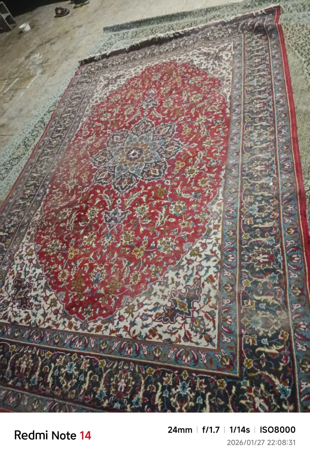 یک جفت فرش قرمز ۶متری|فرش|دزفول, |دیوار