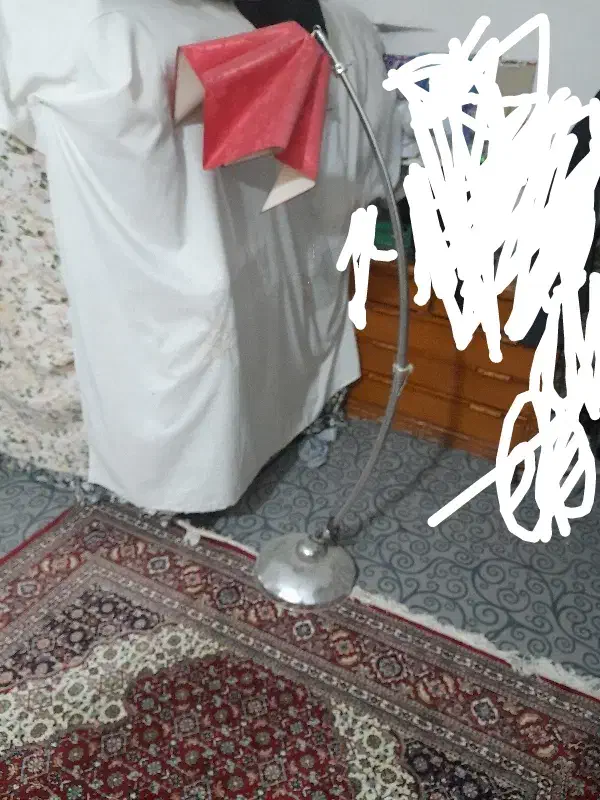 چراغ خواب بدنه و پایه استیل|چراغ خواب و آباژور|اردکان, |دیوار